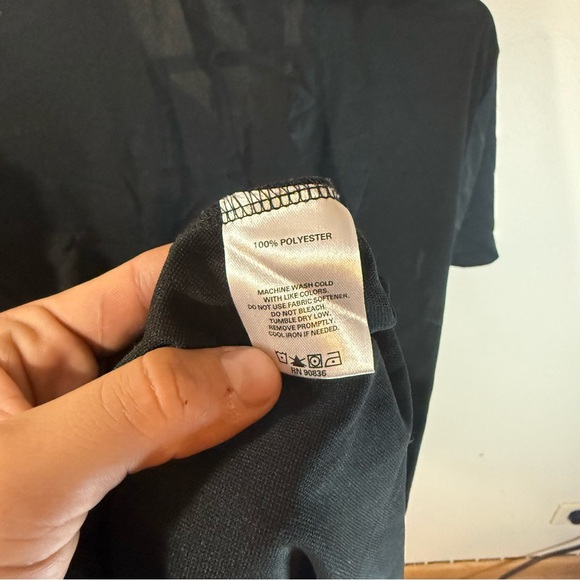 Port Authority Black Men's Polo Shirt - Picture 6 of 6